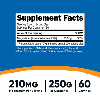 Nutricost Magnesium Citrate Powder