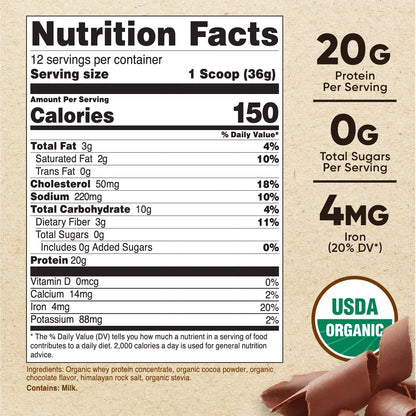 Nutricost Organic Whey Protein Powder