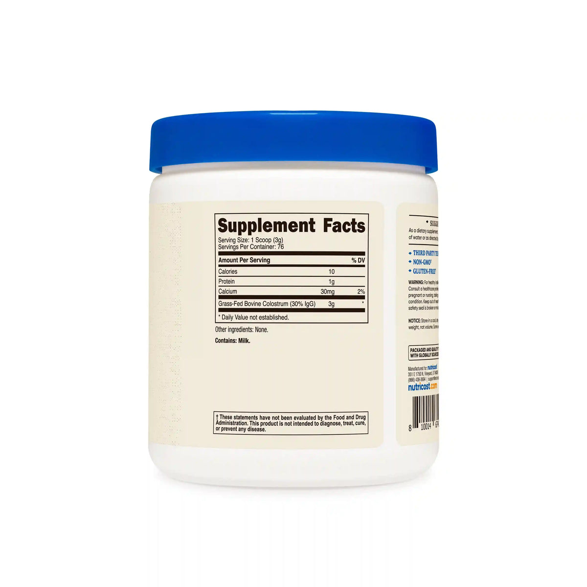 Nutricost Colostrum 30% Powder