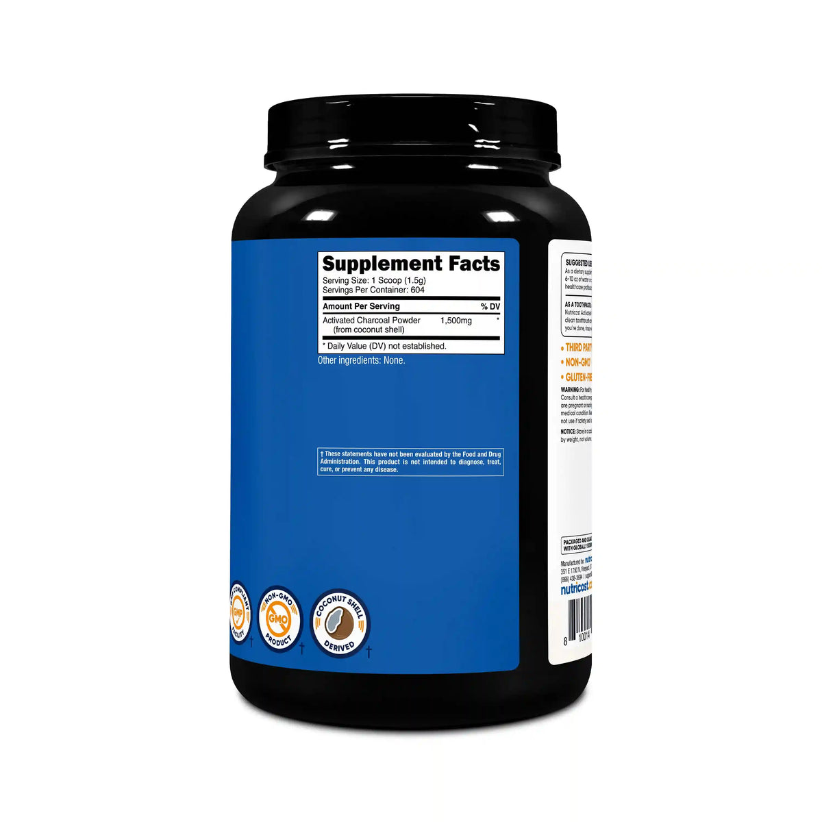 Nutricost Activated Charcoal Powder