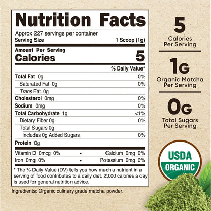 Nutricost Organic Matcha Powder (Culinary Grade)