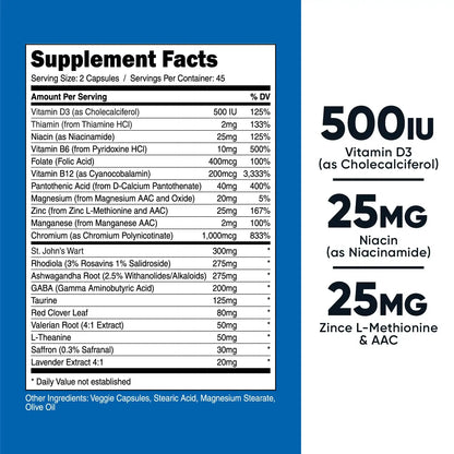 Nutricost Mood Complex Capsules