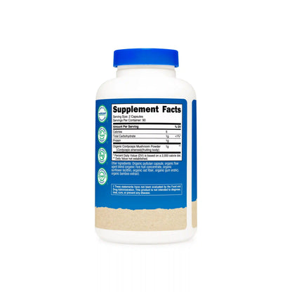 Nutricost Made With Organic Cordyceps Capsules