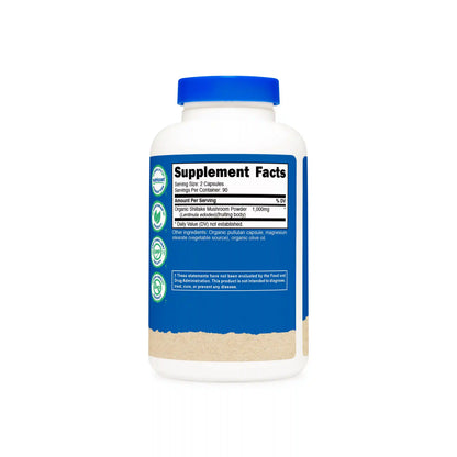Nutricost Made With Organic Shiitake Mushroom Capsules