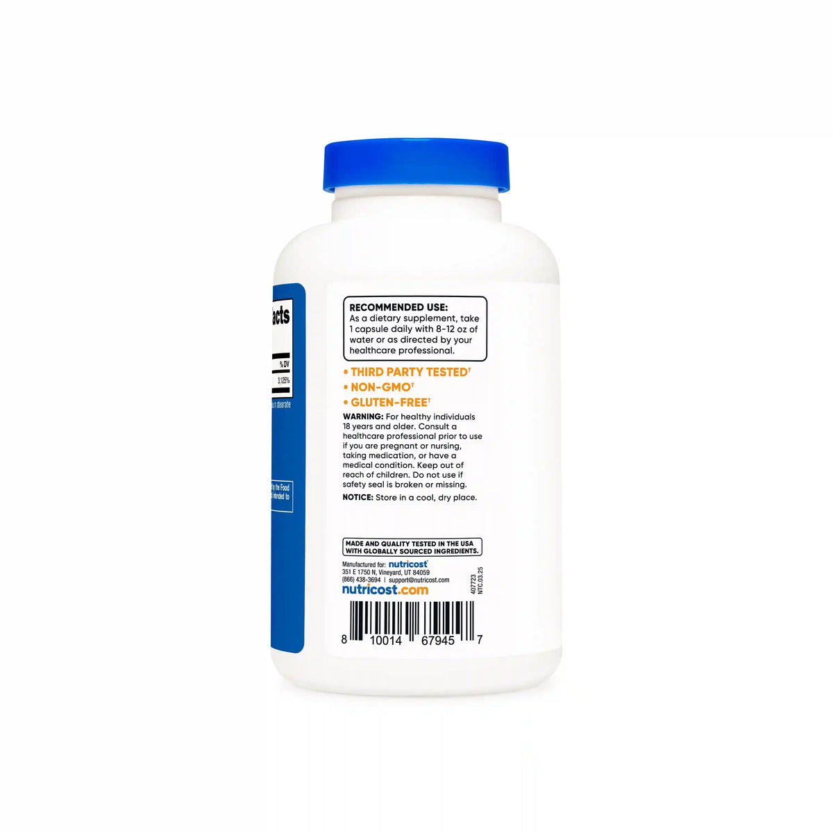 Nutricost Vitamin B3 Niacinamide Capsules