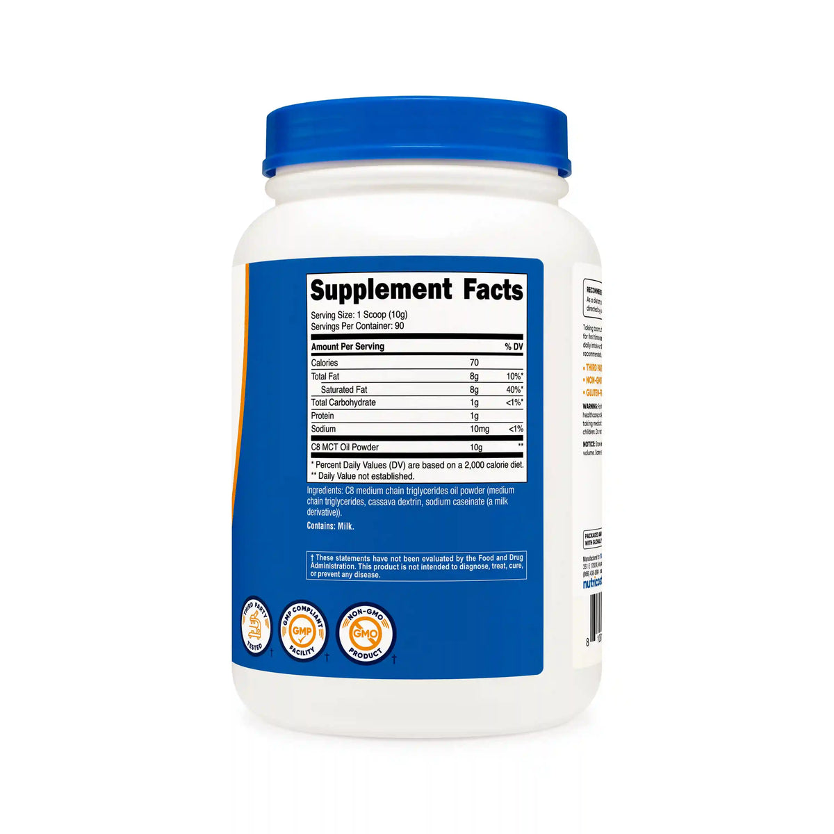 Nutricost C8 MCT Oil Powder