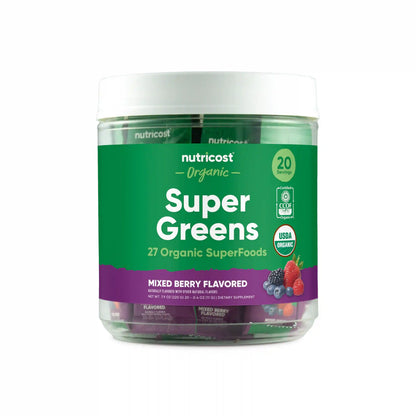 Nutricost Organic Super Greens Stickpacks