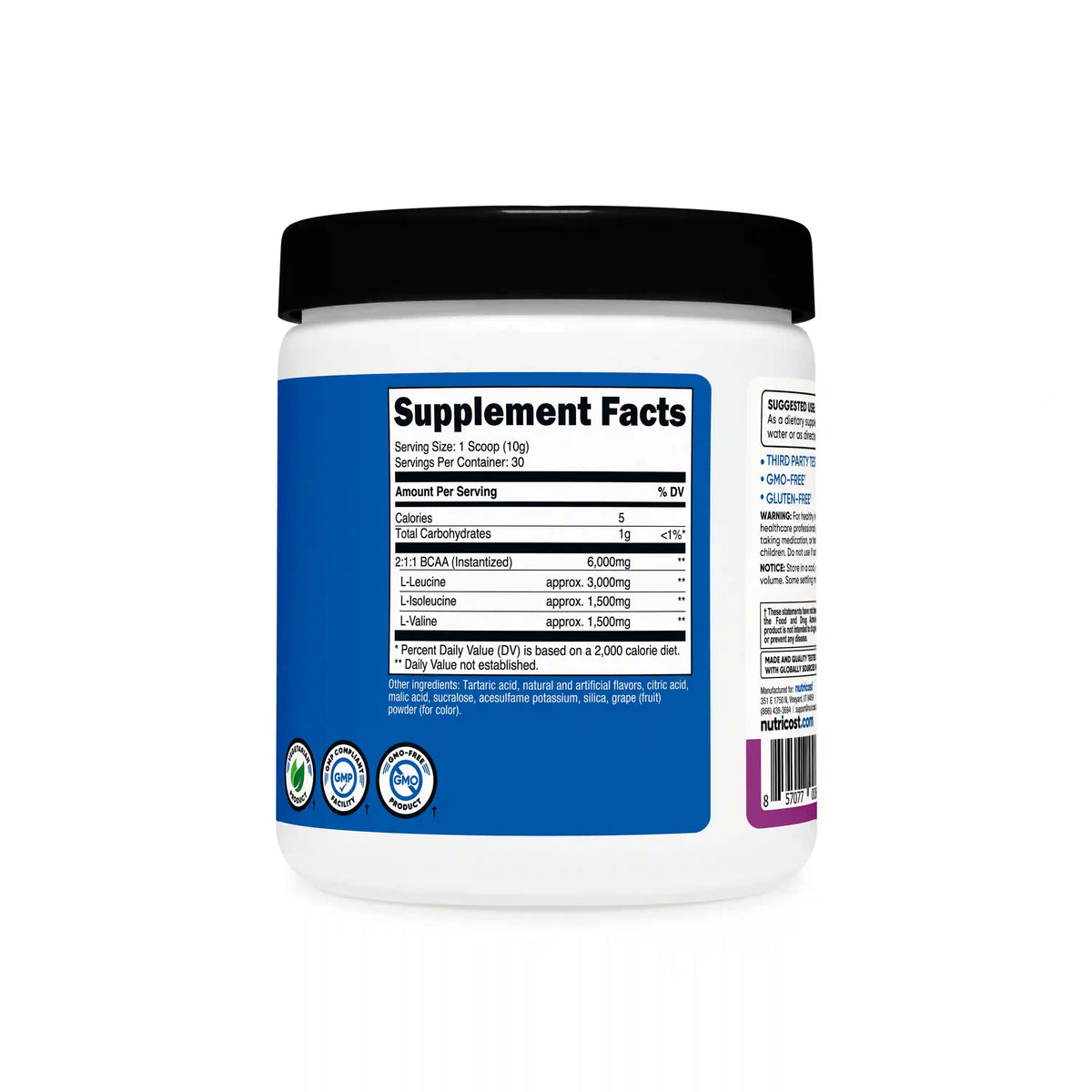 Nutricost BCAA Powder