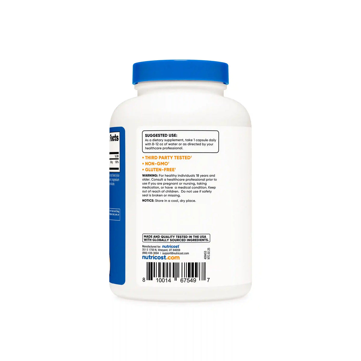 Nutricost Magnesium Oxide Capsules