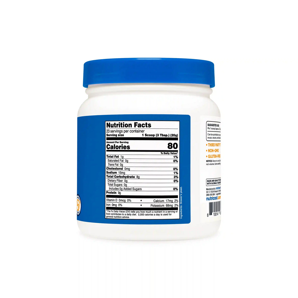 Nutricost Brewer's Yeast Powder