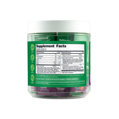 Nutricost Organic Super Greens Stickpacks