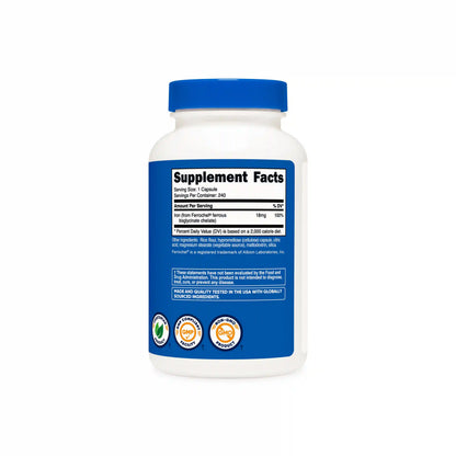Nutricost Ferrochel Iron Capsules