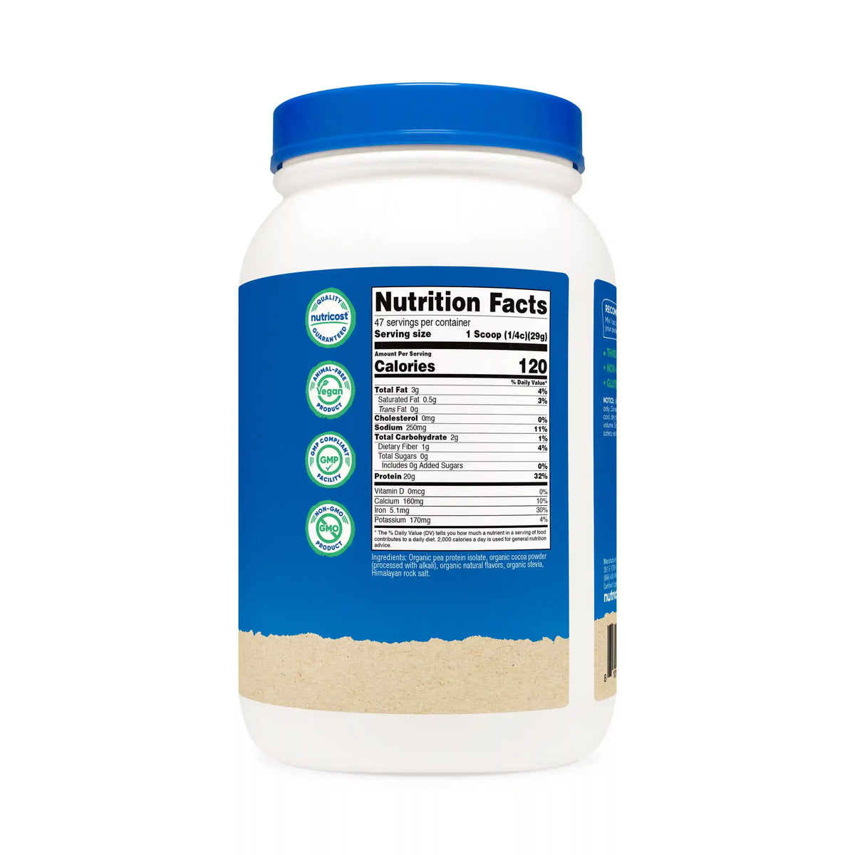 Nutricost Organic Pea Protein Powder