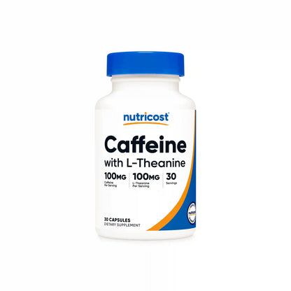 Nutricost Caffeine + L-Theanine Capsules