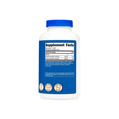 Nutricost Sodium Chloride Tablets