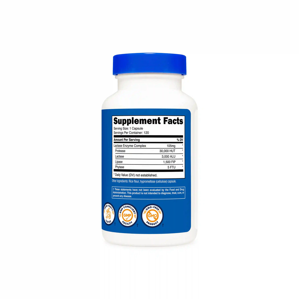 Nutricost Lactase Enzyme Complex Capsules