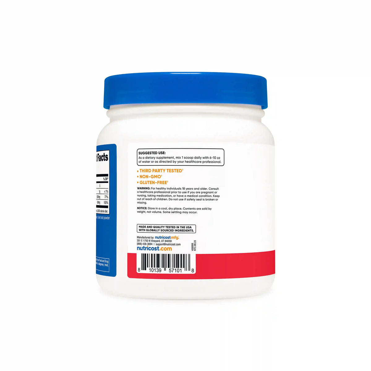 Nutricost Calcium Citrate + Magnesium Citrate Powder