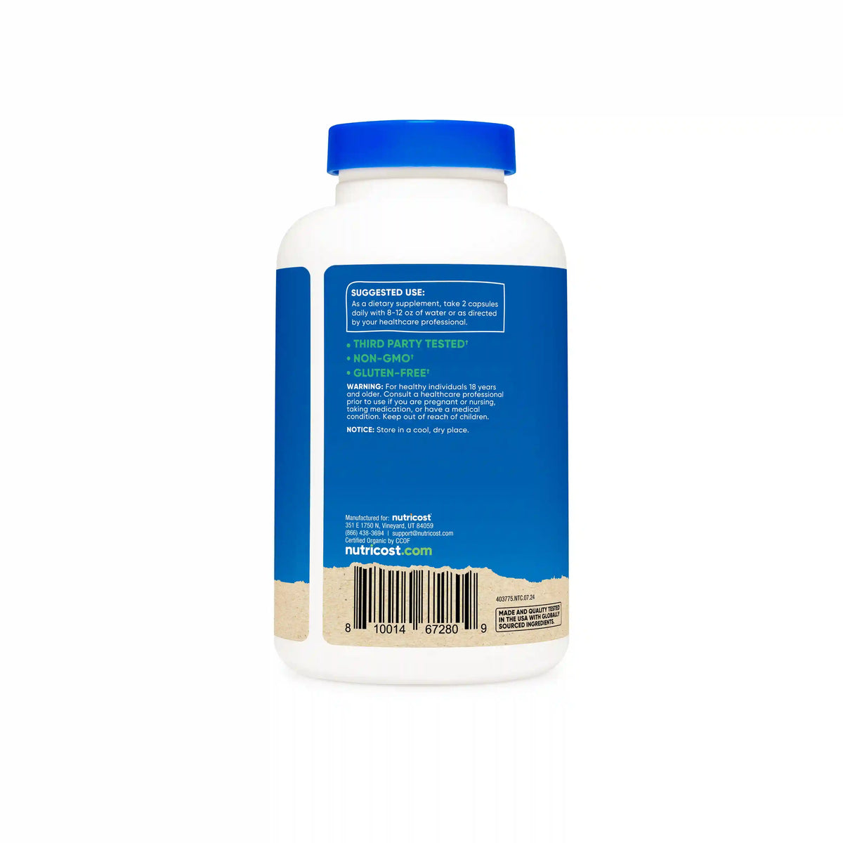 Nutricost Made With Organic Noni Capsules