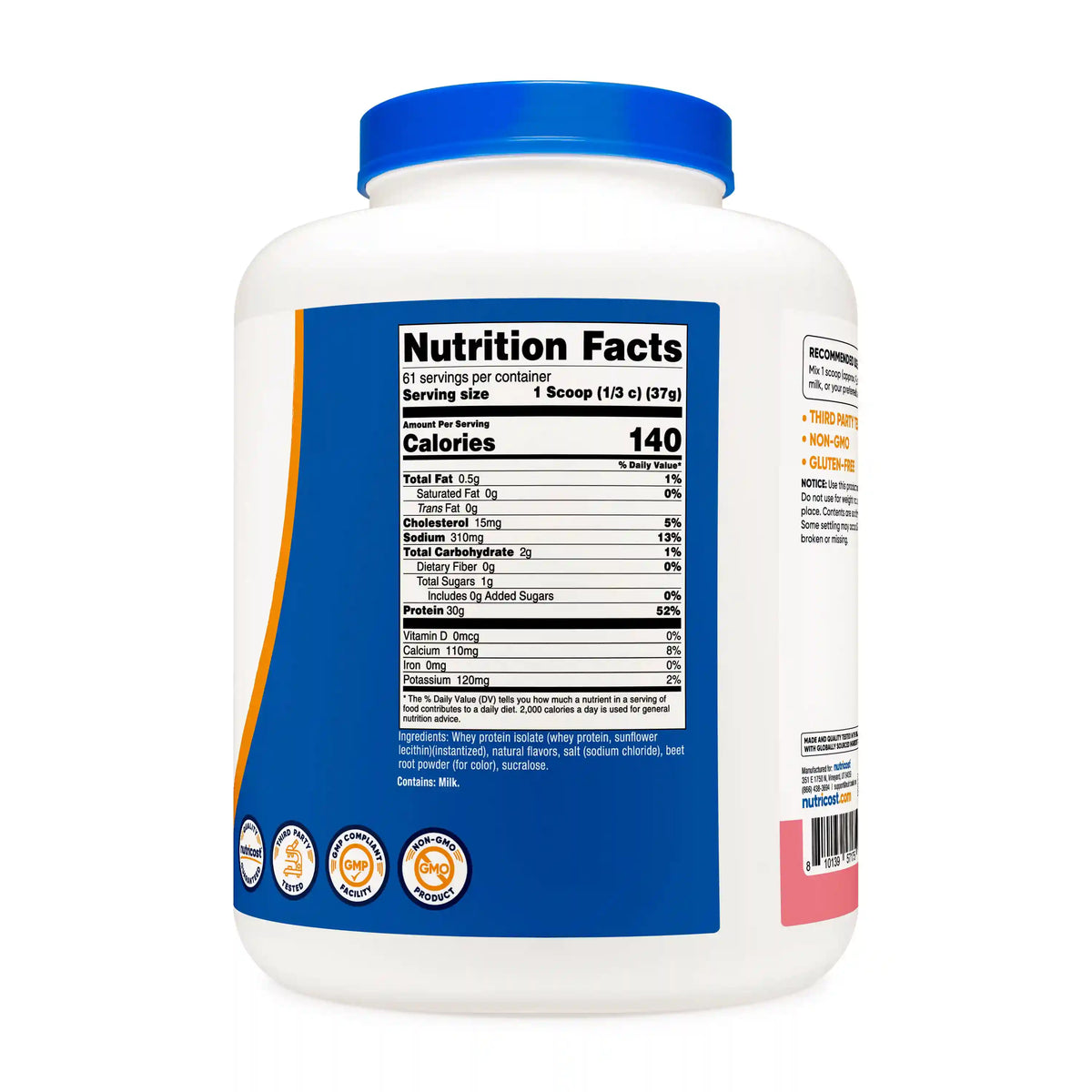 Nutricost Whey Protein Isolate Powder