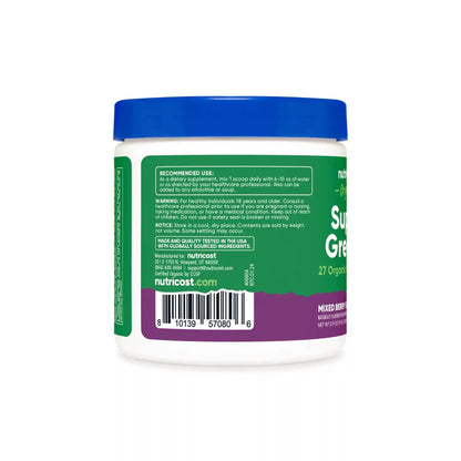 Nutricost Organic Super Greens Powder - 10 Servings
