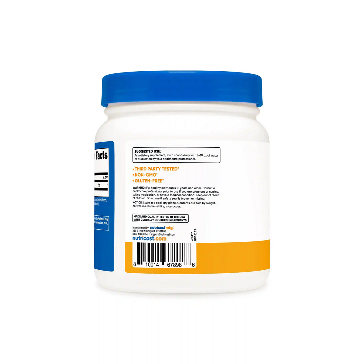 Nutricost L-Glutamine Powder
