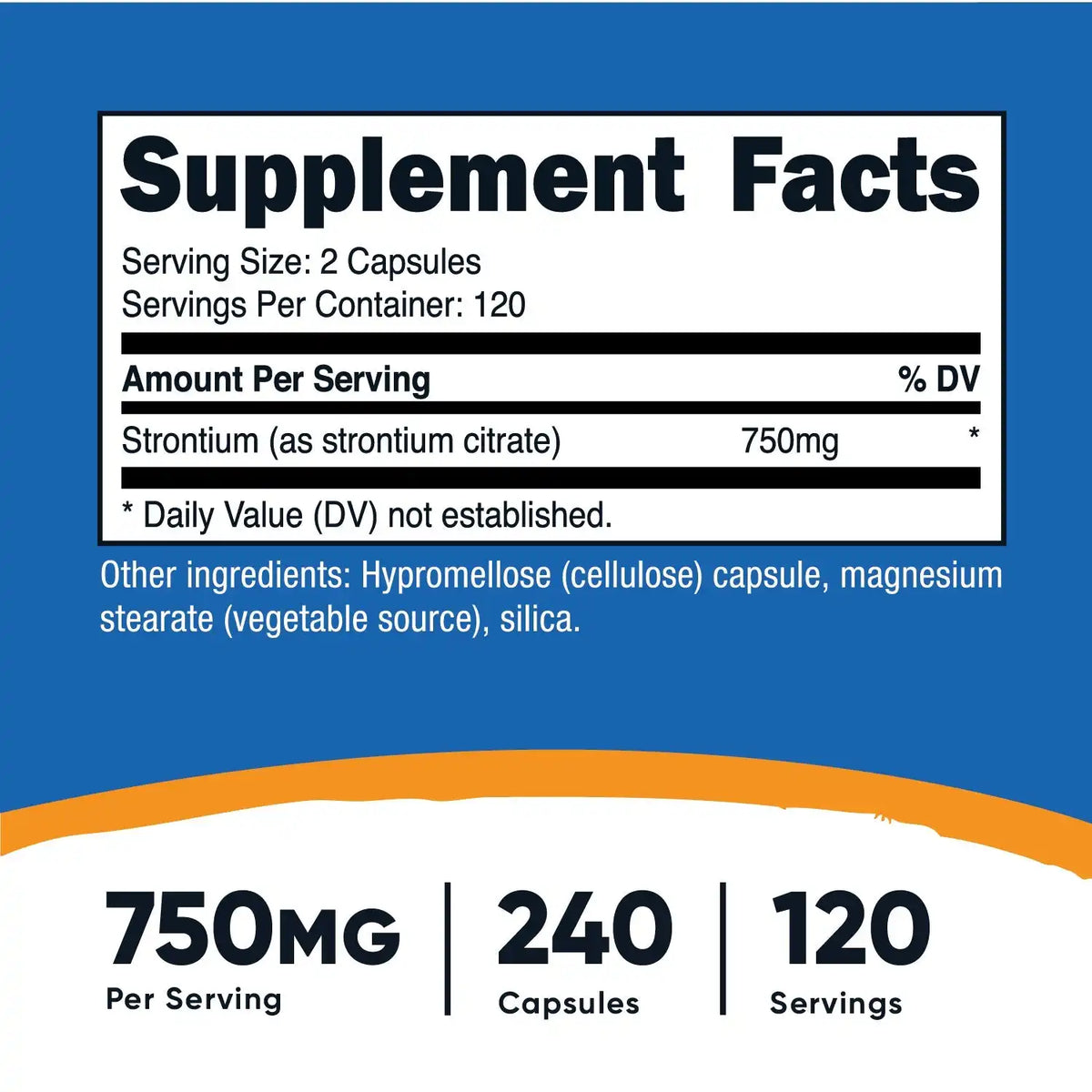 Nutricost Strontium Capsules