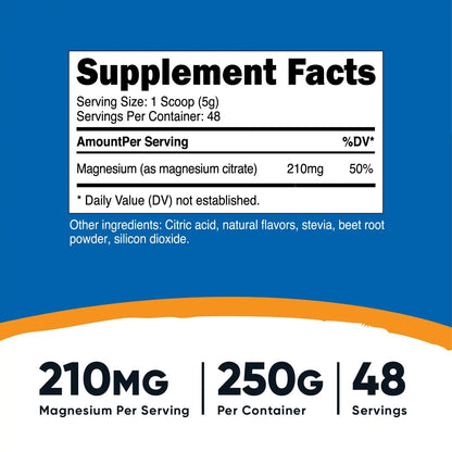 Nutricost Magnesium Citrate Powder