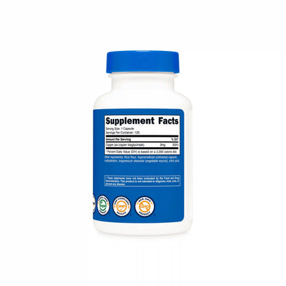 Nutricost Copper Glycinate Capsules
