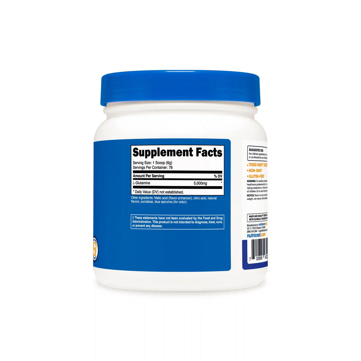Nutricost L-Glutamine Powder