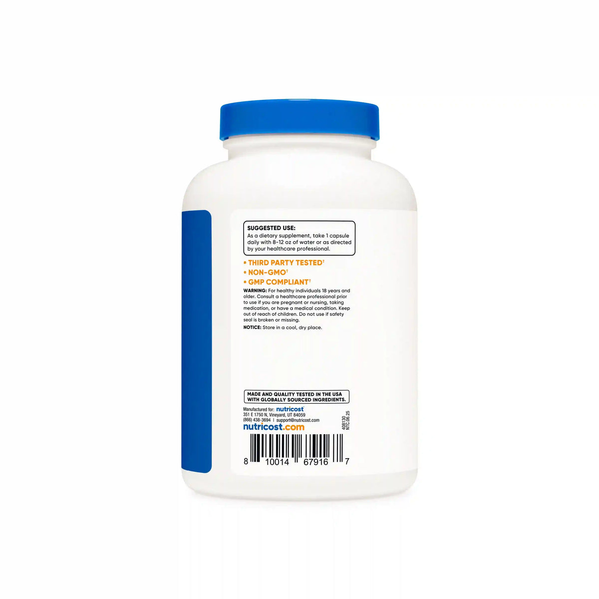 Nutricost Betaine HCI + Pepsin Capsules